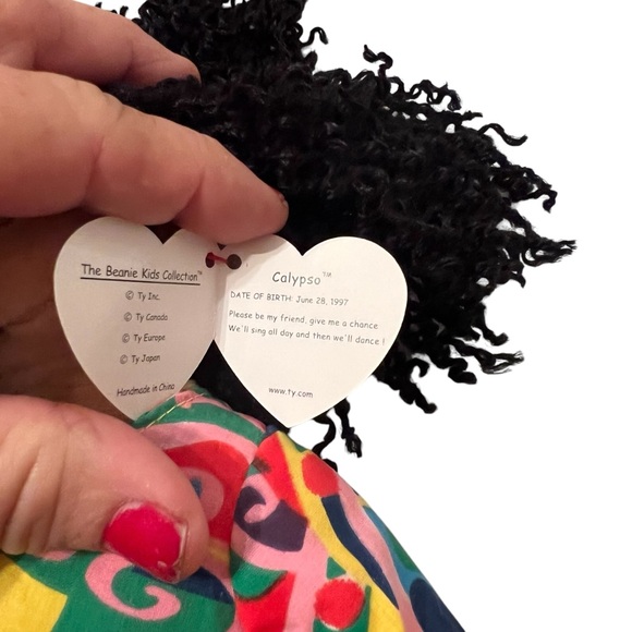 Ty Calypso 10” Beanie Kids Plush Doll NWT - Picture 4 of 4